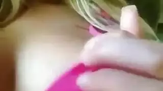 petite blonde gets her pussy eaten by her girlfriend while her man parties