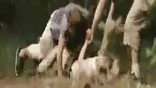 هاردكور إكس إكس إكس: أخذ قضيب إبوني ضخم حتى النهاية