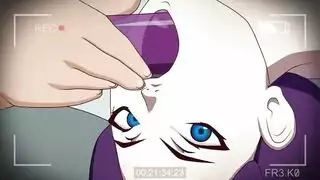 أنيميشن إرضاع صريح: مص والقذف بقوة